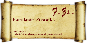 Fürstner Zsanett névjegykártya